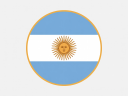 Argentina National Flag Icon Emblem