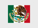 Mexico National Flag Icon Emblem
