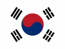 South Korea National Flag Icon Emblem