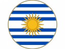 Uruguay National Flag Icon Emblem